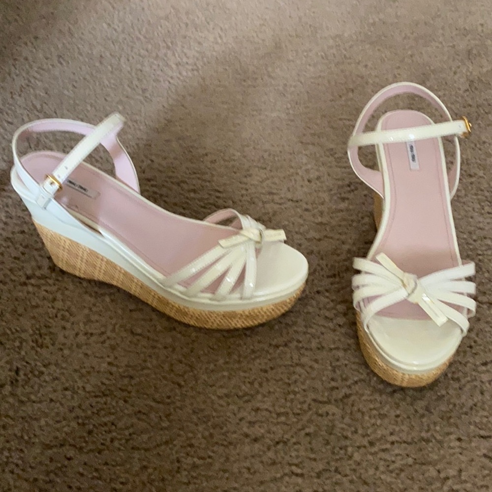 Miu Miu Vernice Talco - 5XZ058 a Women’s size 38